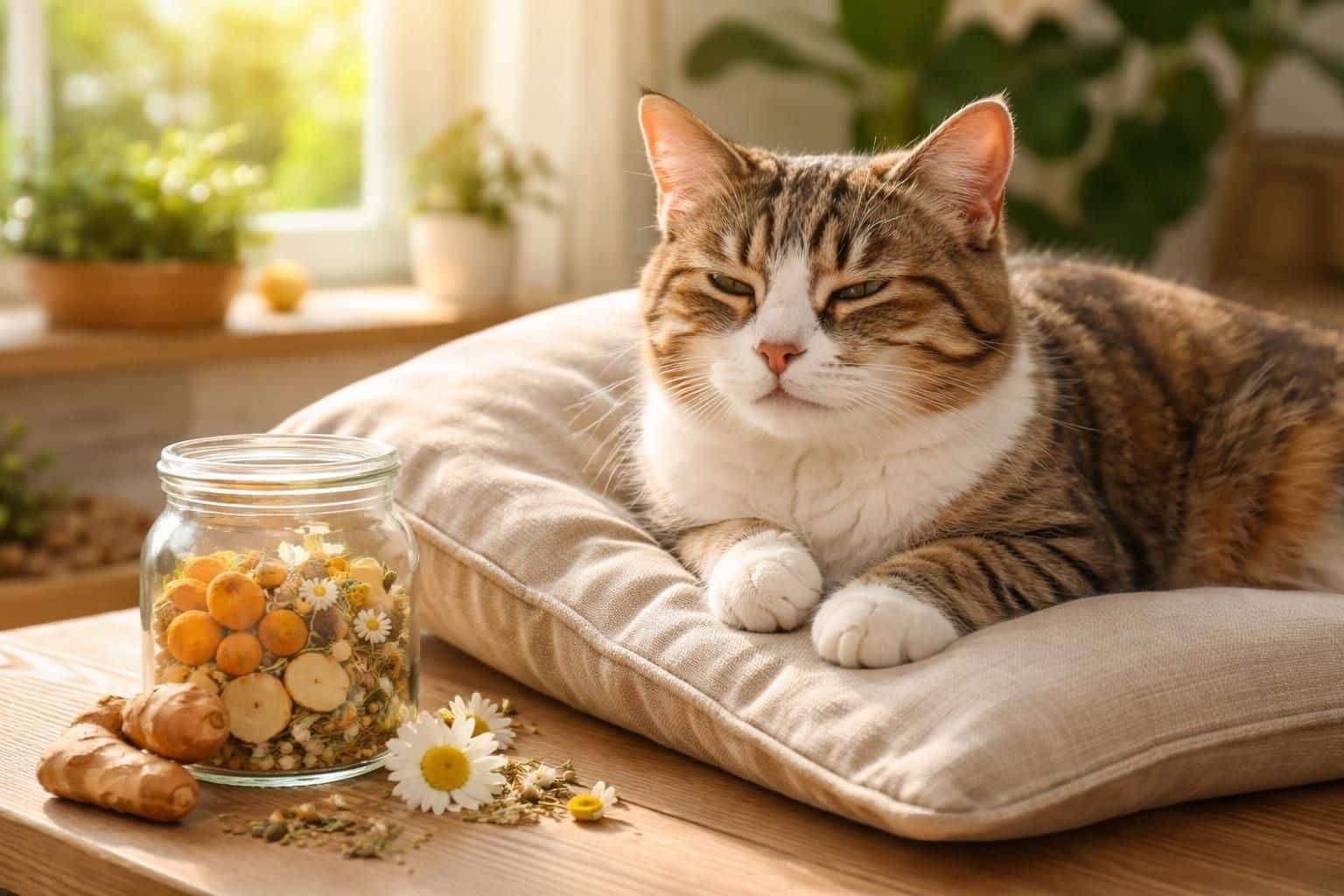 découvrez comment apaiser naturellement les douleurs de votre chat grâce aux anti-inflammatoires naturels, pour assurer son bien-être et sa santé au quotidien.