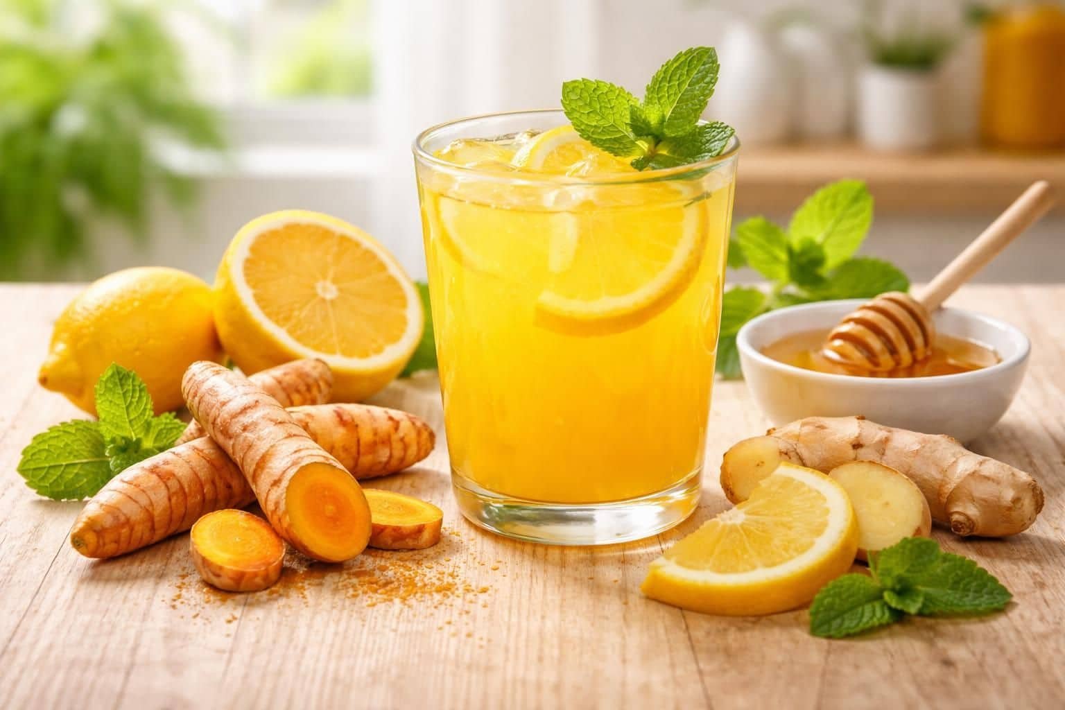 découvrez les ingrédients naturels efficaces pour préparer une boisson anti-inflammatoire et soulager les douleurs naturellement.